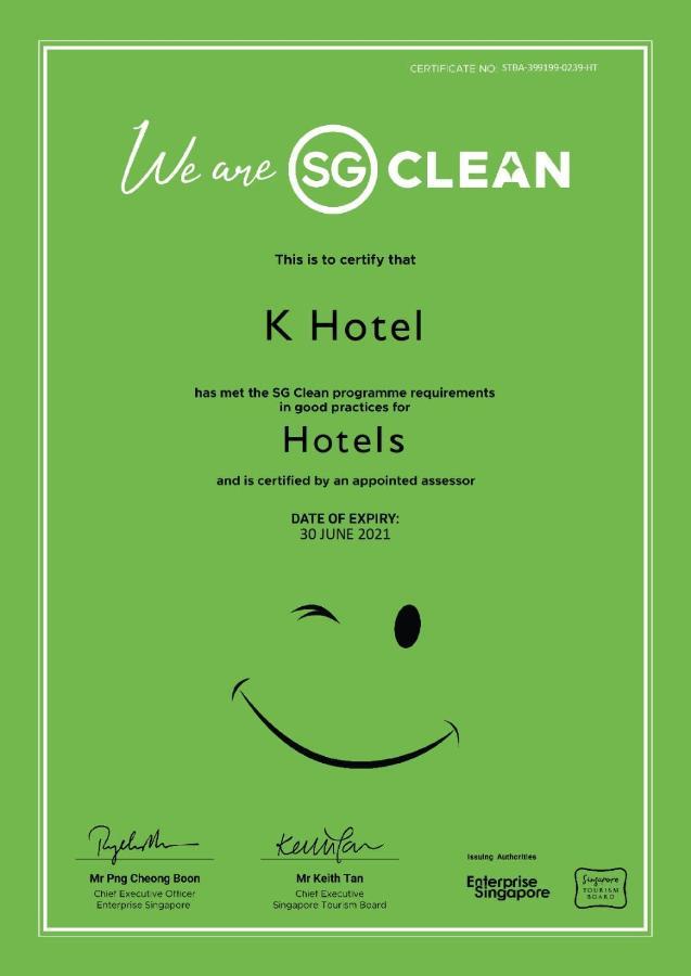 K Hotel Singapura Luaran gambar
